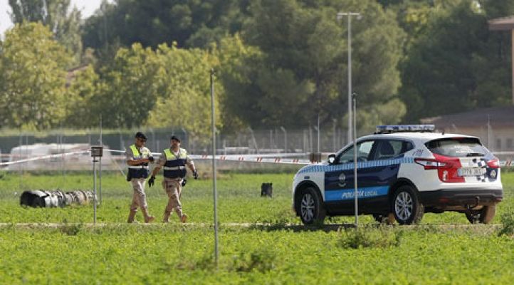 El cuarto accidente aéreo que ocurre en España con el Eurofighter