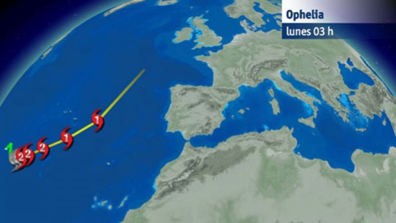 El huracán Ophelia llegará a Galicia en forma de temporal marítimo