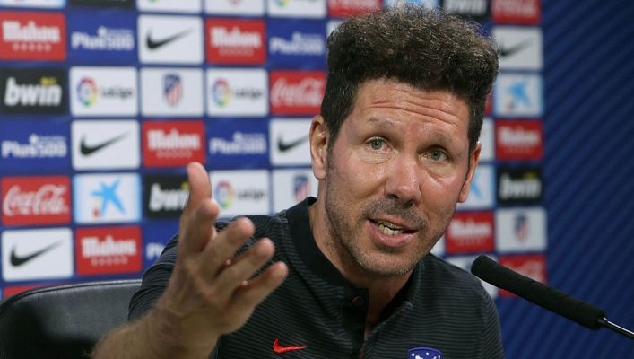 Telediario 1 - Simeone: "Espero que seamos más contundentes de cara al gol"