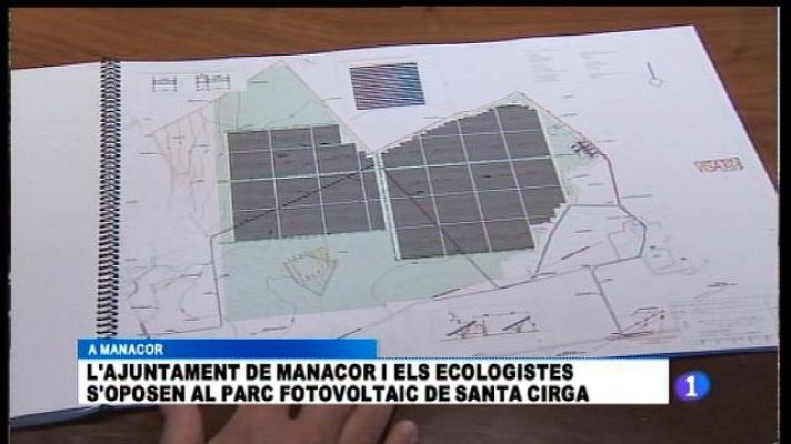 Informatiu Balear - Vistiplau al parc fotovoltaic de Manacor