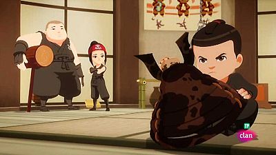 The armor of Kuru Zawa - Los Mini Ninjas en inglés | Watch