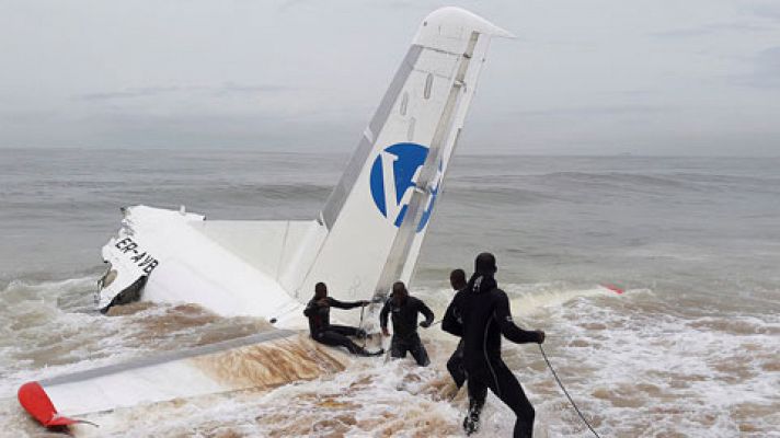 Cuatro en un accidente de avión en Costa de Marfil