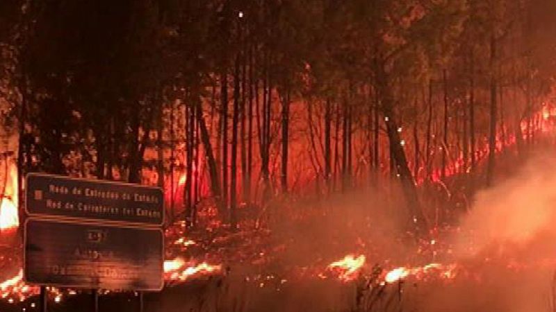 Al menos 31 incendios asuelan Asturias