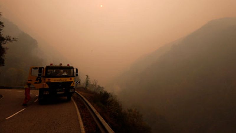 Declarados 32 incendios en Asturias