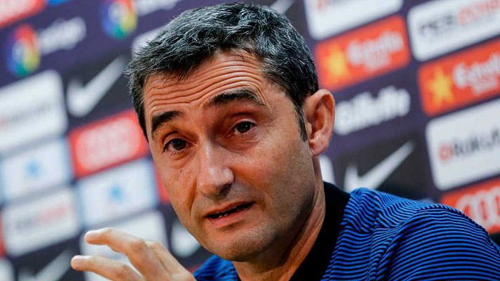 Telediario 1 - Valverde: "El Olympiacos vive para disfrutar de la Champions"