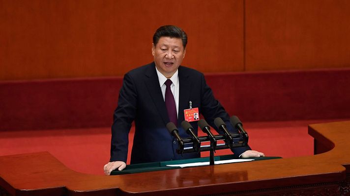 Telediario 1 - El presidente chino, Xi Jinping destaca los avances contra la pobreza y la lucha contra la corrupción