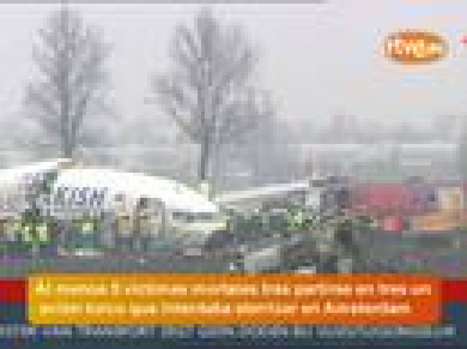 Al menos 9 muertos en un accidente aéreo en Amsterdam | Ver