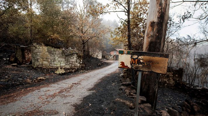 Galicia trata de recuperar la normalidad tras la oleada de incendios forestales