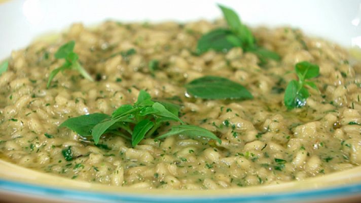 Risotto de hierbas