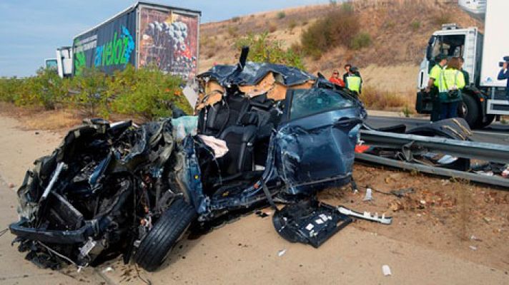 Un muerto y 15 heridos en la colisión múltiple de 36 vehículos en Cáceres