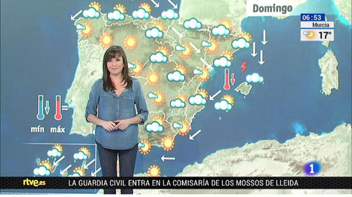 El tiempo - Suben las temperaturas mientras llega otro frente por el Atlántico