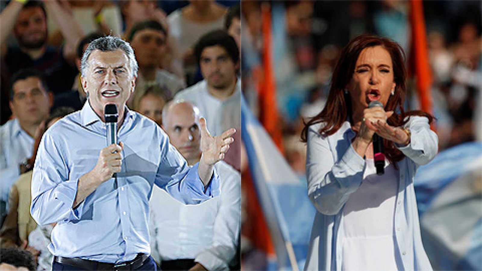 Telediario 1: Macri busca consolidar su proyecto frente a Cristina Fernández en las elecciones legislativas de Argentina | RTVE Play