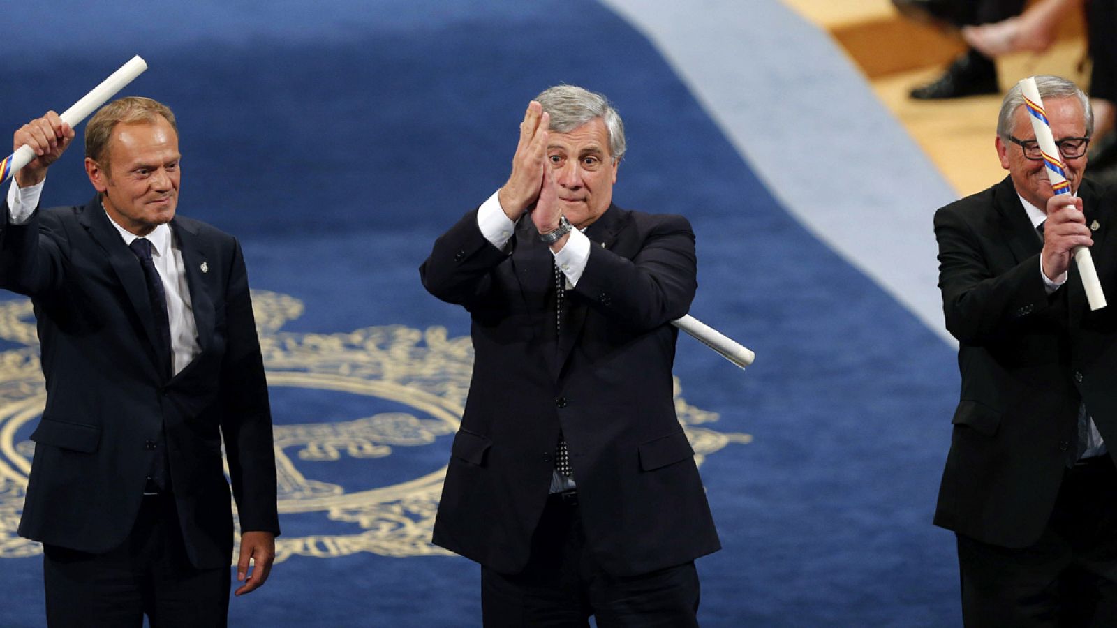 Los líderes de la UE hacen un llamamiento a "respetar el Estado de Derecho" - Premios Princesa de Asturias | Ver
