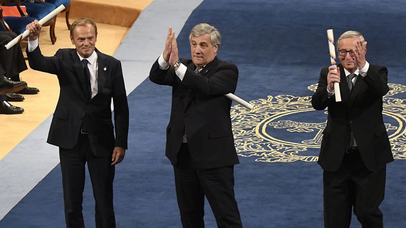 Llamamiento de la UE a "respetar el Estado de Derecho" - Premios Princesa de Asturias | Ver