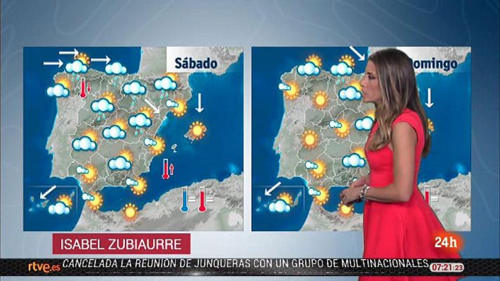 El tiempo - Descenso notable de las temperaturas en Galicia, Cantábrico y alto Ebro