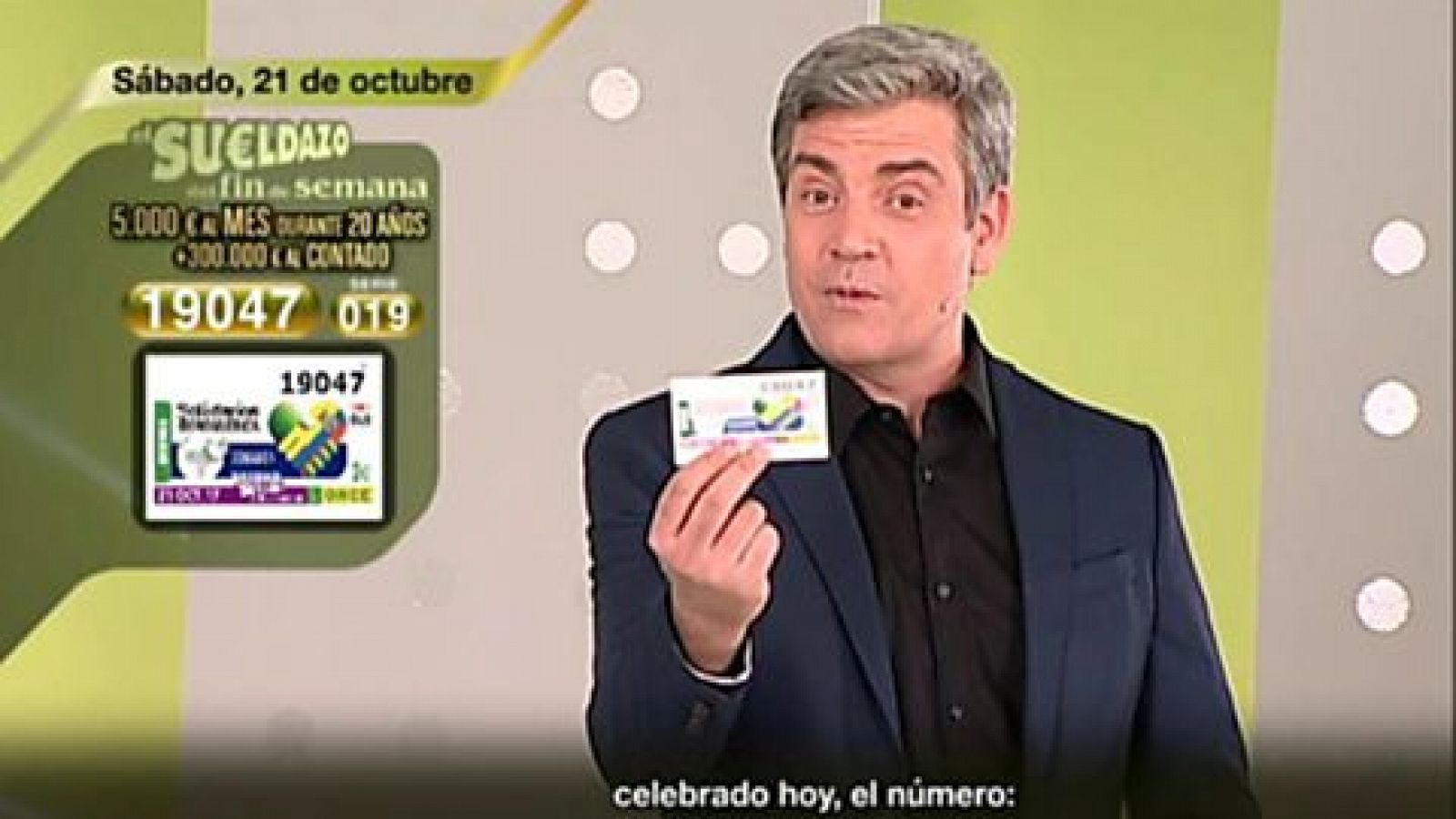 Sorteos ONCE: Sorteo ONCE - 21/10/17 | RTVE Play