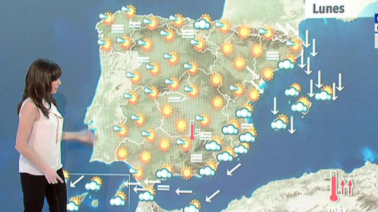 Cielo despejado con temperaturas en ascenso en la mayor parte del país