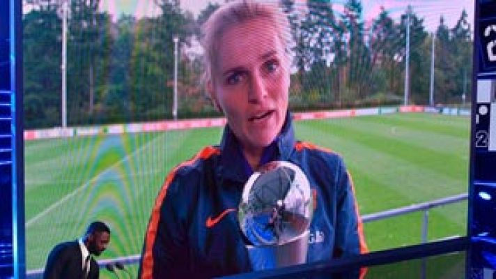 Sarina Wiegman, premio 'The Best' a la mejor entrenadora de fútbol femenino