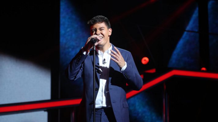 Alfred canta 'Georgia on my mind' en la gala 0 de OT