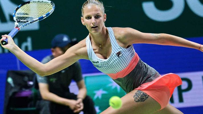 WTA Finales en Singapur (China): G. Muguruza - K. Pliskova