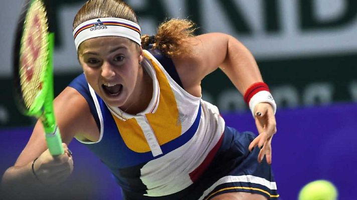 Tenis - WTA Finales en Singapur (China): K. Pliskova - J.Ostapenko