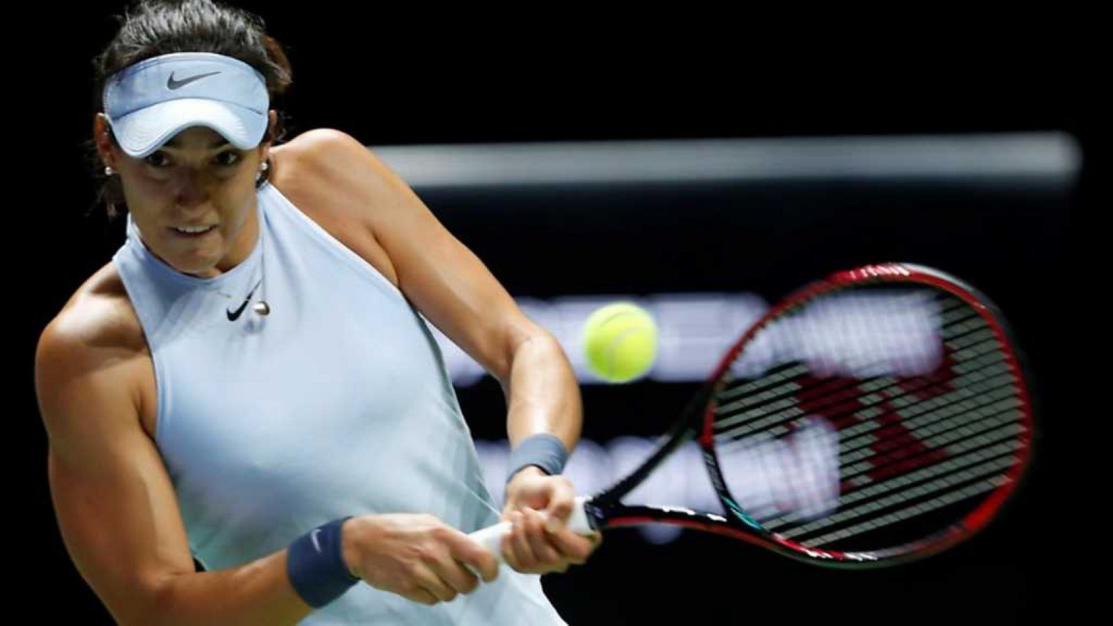 Tenis - WTA Finales en Singapur (China): C. Wozniacki - C. García