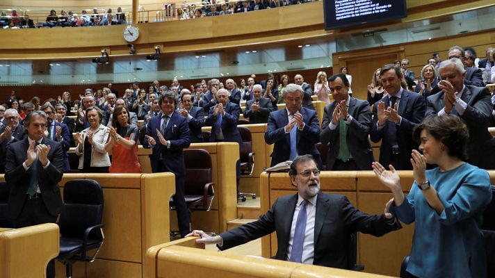Especiales informativos - El Senado da luz verde a la aplicación del artículo 155 en Cataluña
