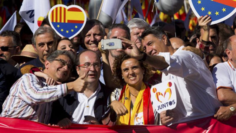 Los líderes políticos llaman en Barcelona a "llenar las urnas" el próximo 21 de diciembre