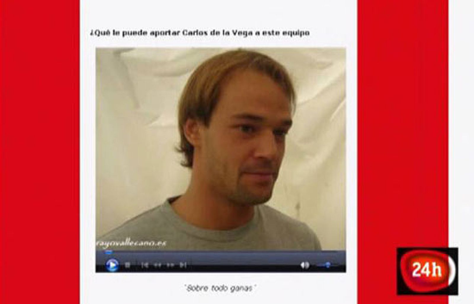 El jugador del Rayo Vallecano Carlos de la Vega ha sido detenido por su presunta implicación en una red de narcotráfico.