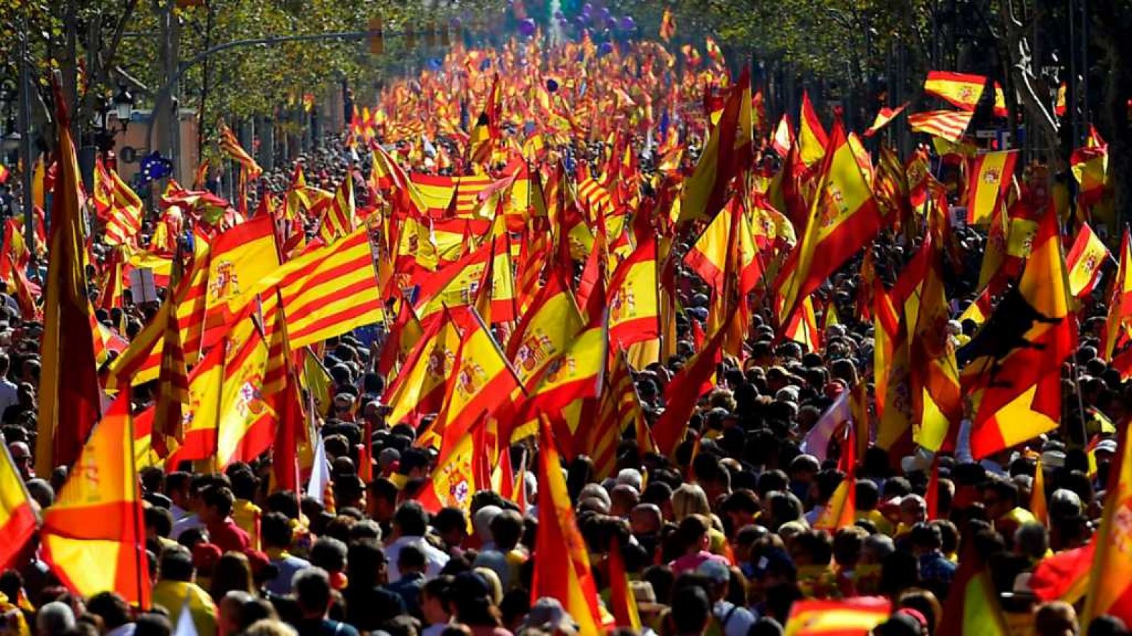 Especiales informativos - Manifestación en Barcelona - 29/10/17