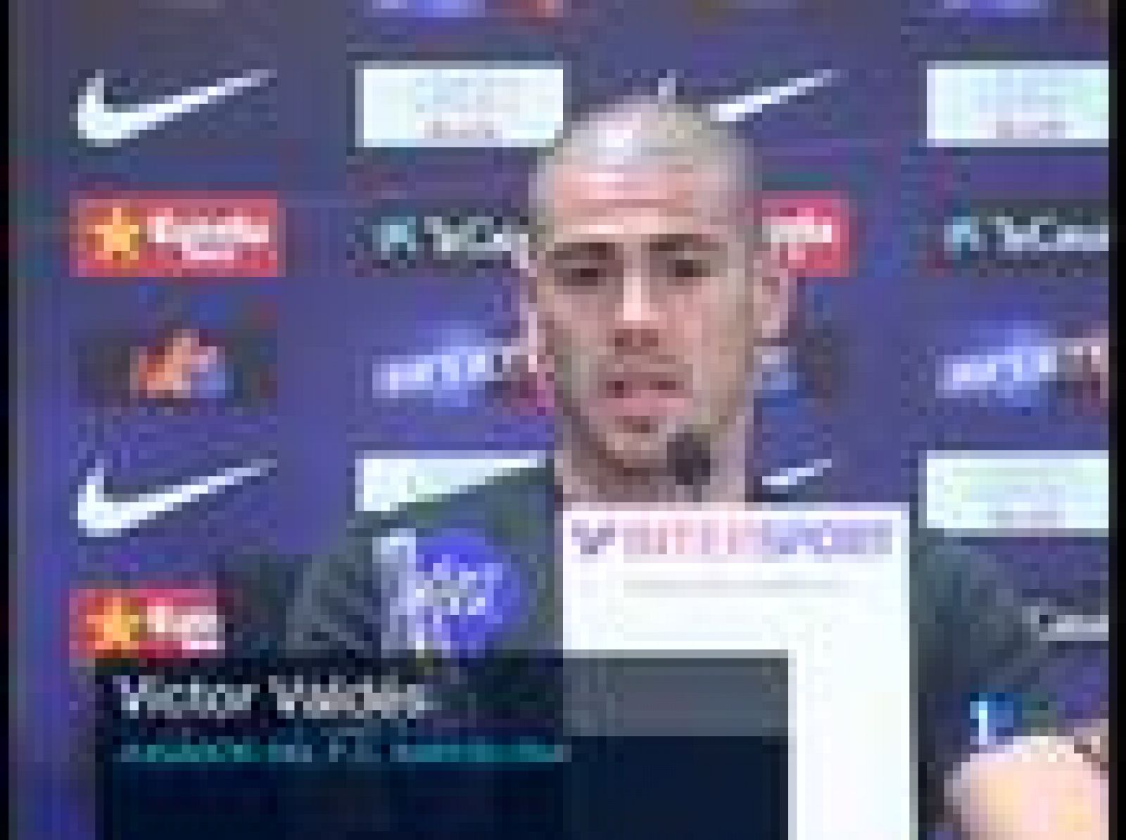 Víctor Valdés ha salido al paso de las últimas críticas tras su fallo ante el Olympique y dice que 'ya está acostumbrado'.