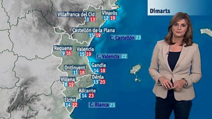 L'informatiu - Comunitat Valenciana - El tiempo en la Comunidad Valenciana - 30/10/17