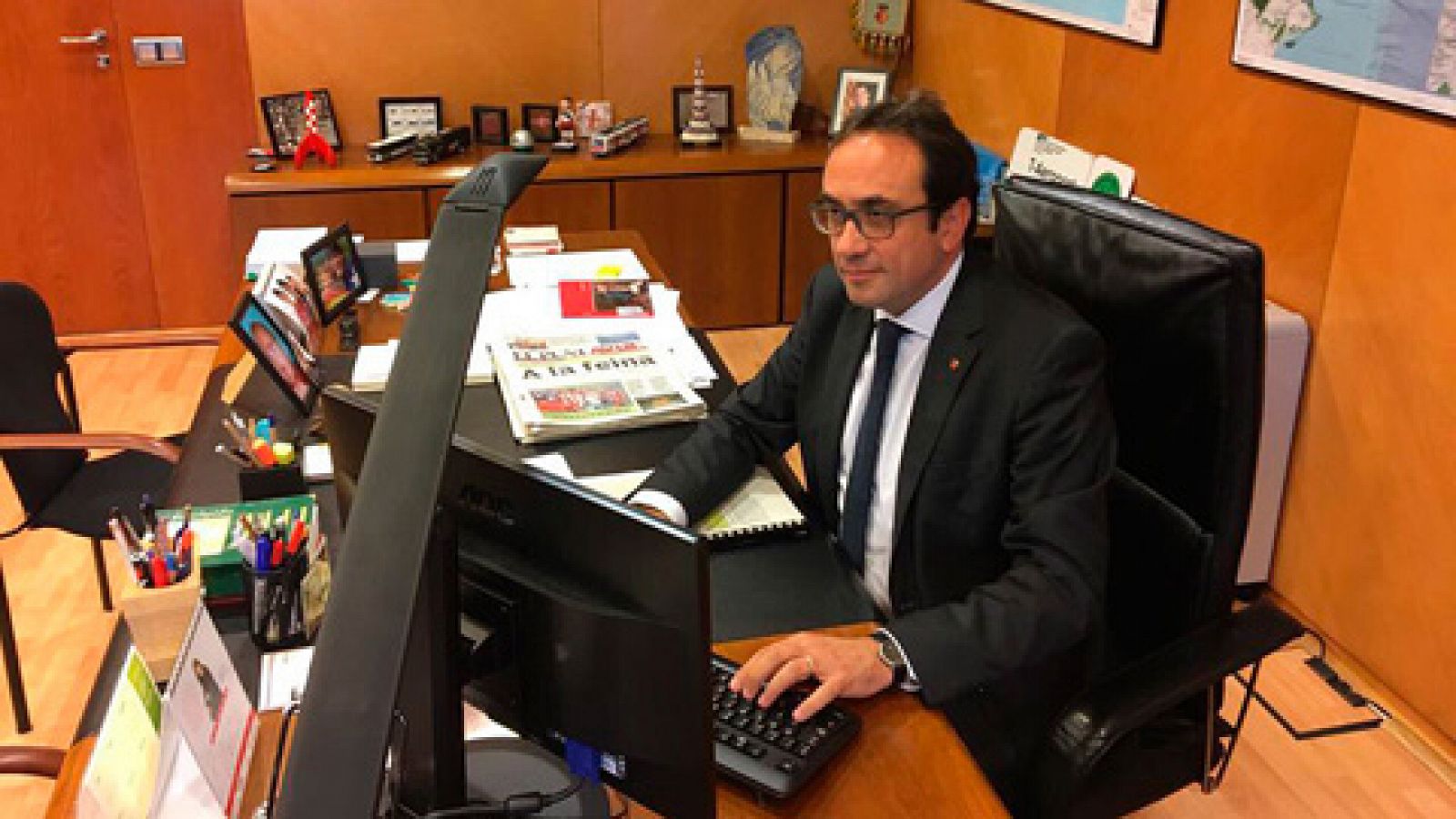 Rull, el único consejero del Govern que acude a su despacho tras la aplicación del 155