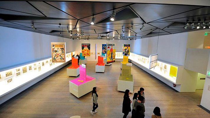 Telediario 1 - Historietas del tebeo es el título de una exposición en la que se pueden ver 60 años de humor gráfico en España