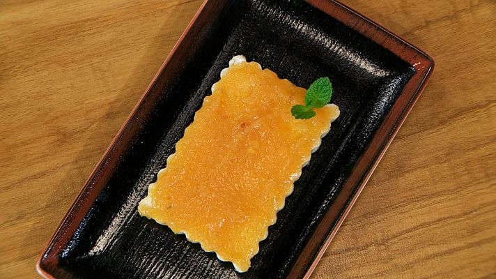 RTVE Cocina - Cheesecake de manchego y caqui