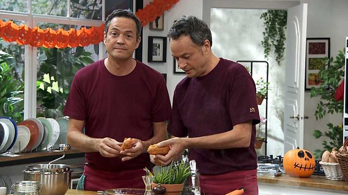 Torres en la cocina - Boniato con morcilla y tarta de calabaza