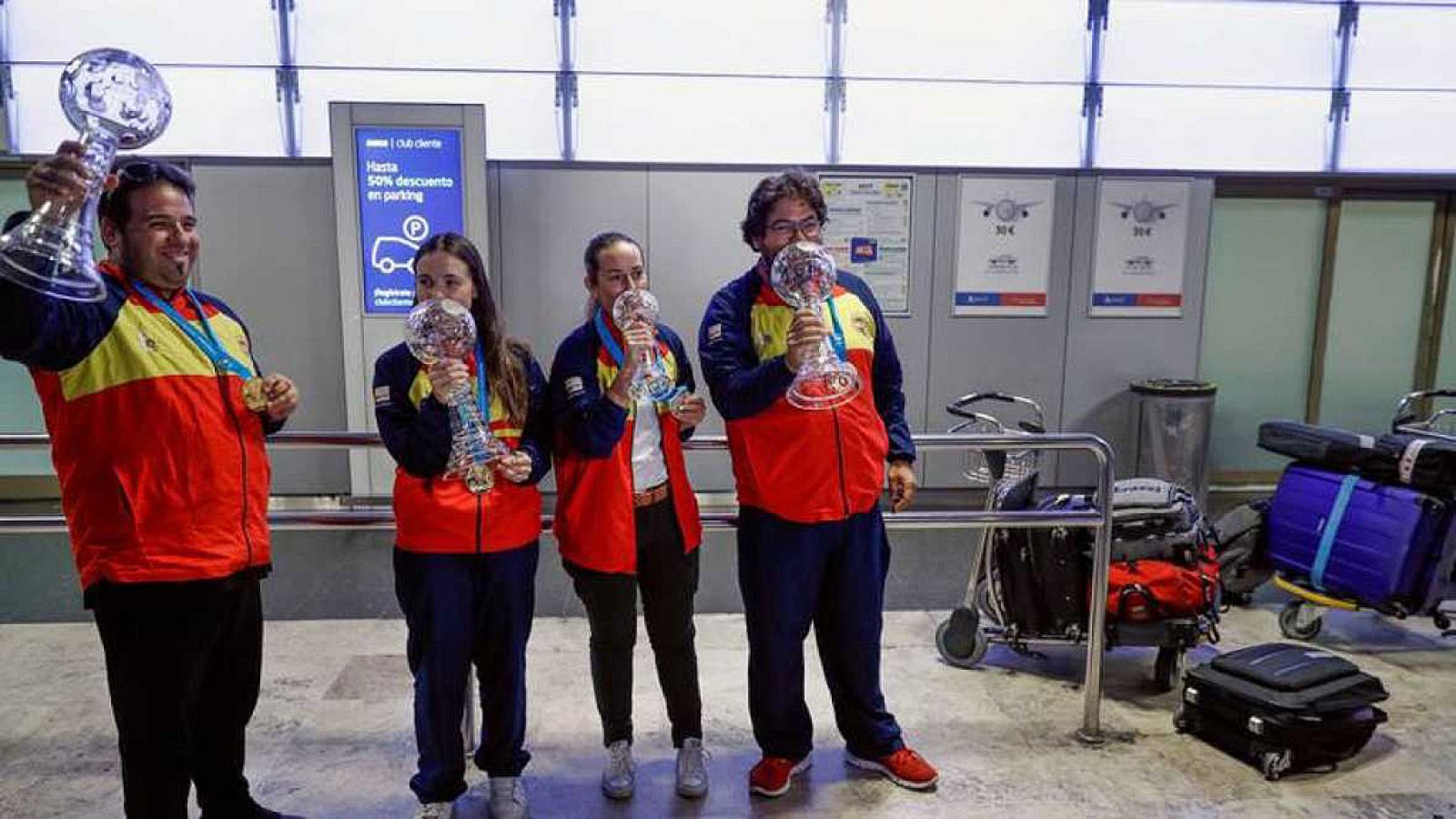 El equipo español de tiro regresa de Dubai con la intención de "tomar medidas" | Ver