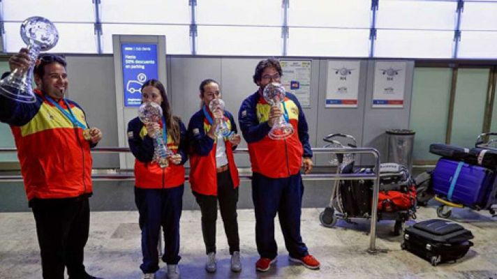 Telediario 1 - El equipo español de tiro regresa de Dubai con la intención de "tomar medidas"