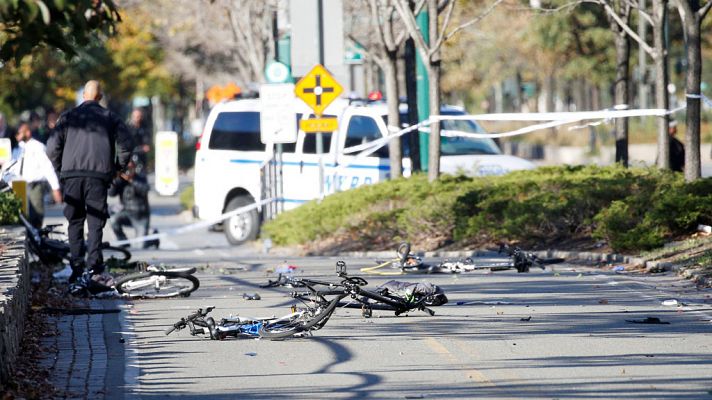 Al menos 8 muertos en un atropello terrorista en Manhattan