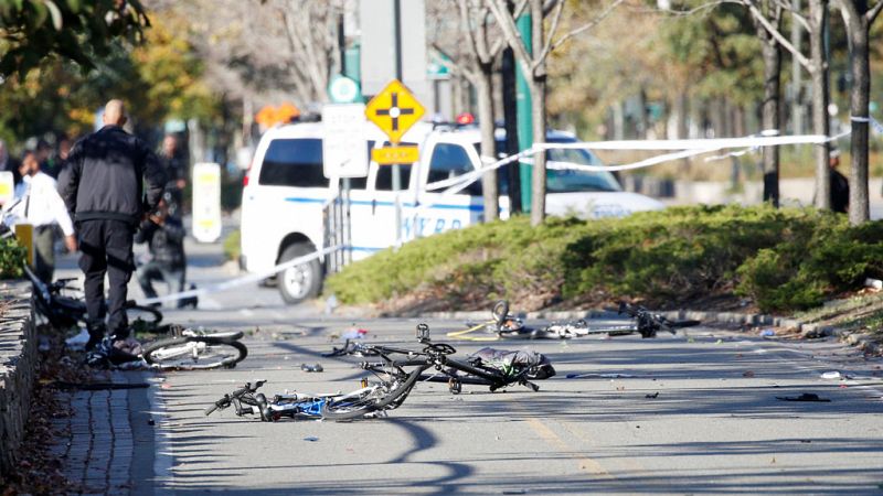 Al menos 8 muertos en un atropello terrorista en Manhattan, en Nueva York