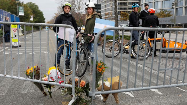 Telediario 1 - Testigos del ataque en Nueva York, la vida sigue