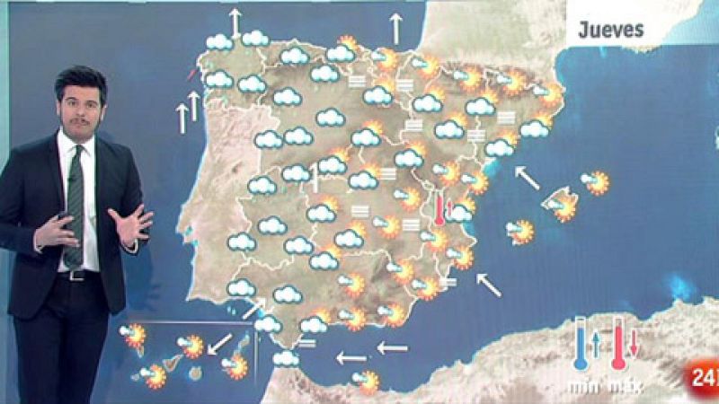 Lluvias en el oeste peninsular y aumento de la inestabilidad