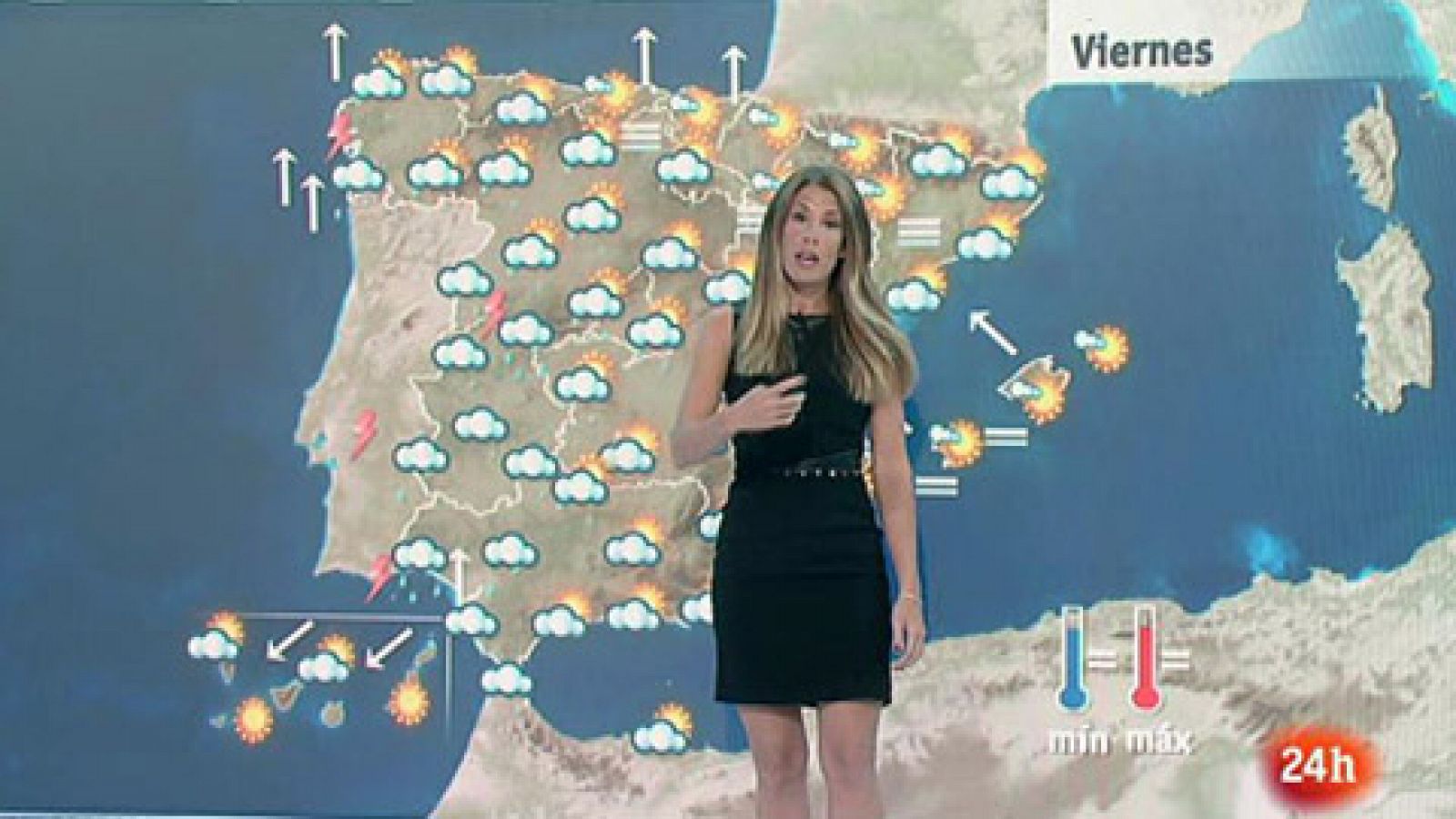 El tiempo: Llega una borrasca con lluvias en la mayor parte del país | RTVE Play