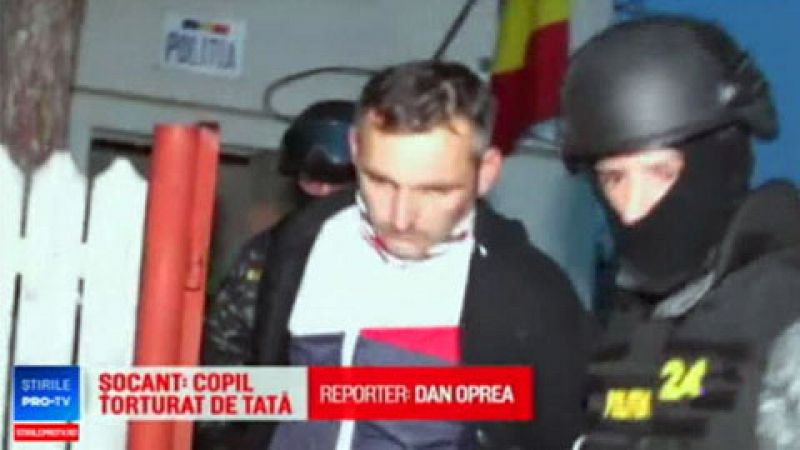 La policía detiene en Rumanía a un hombre acusado de extorsionar a su expareja, y torturar al hijo de ambos.