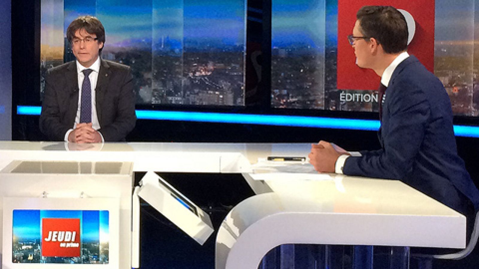 Telediario 1: Puigdemont asegura que está "dispuesto a ser candidato" del 21D y a hacer campaña desde Bélgica | RTVE Play