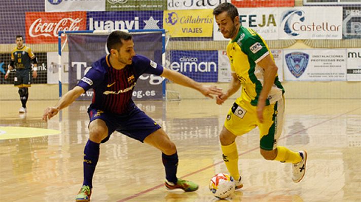  - LNFS. Jornada 9. Jaén Paraíso Interior 1-4 Barcelona Lassa. Resumen