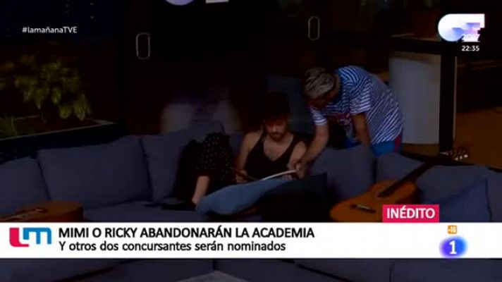 Ricky y Agoney, más cerca cada día en la academia de OT