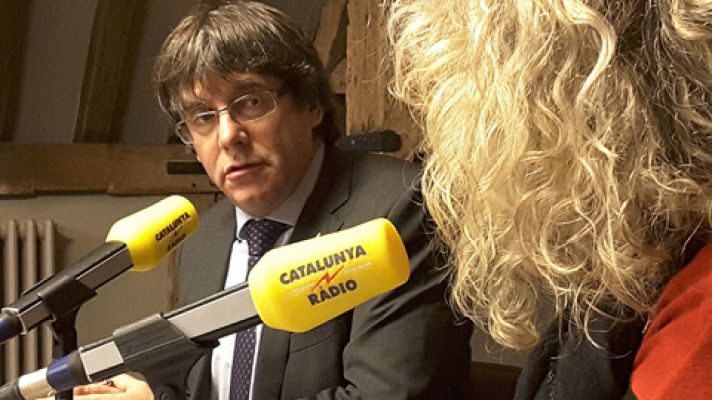 Telediario 1 - Puigdemont: "Todos sabemos que podemos acabar en prisión si se concede la extradición"