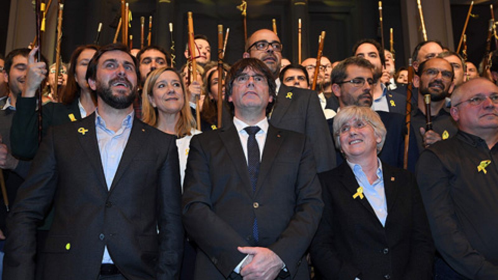 Telediario 1: Puigdemont carga en Bruselas contra la UE | RTVE Play