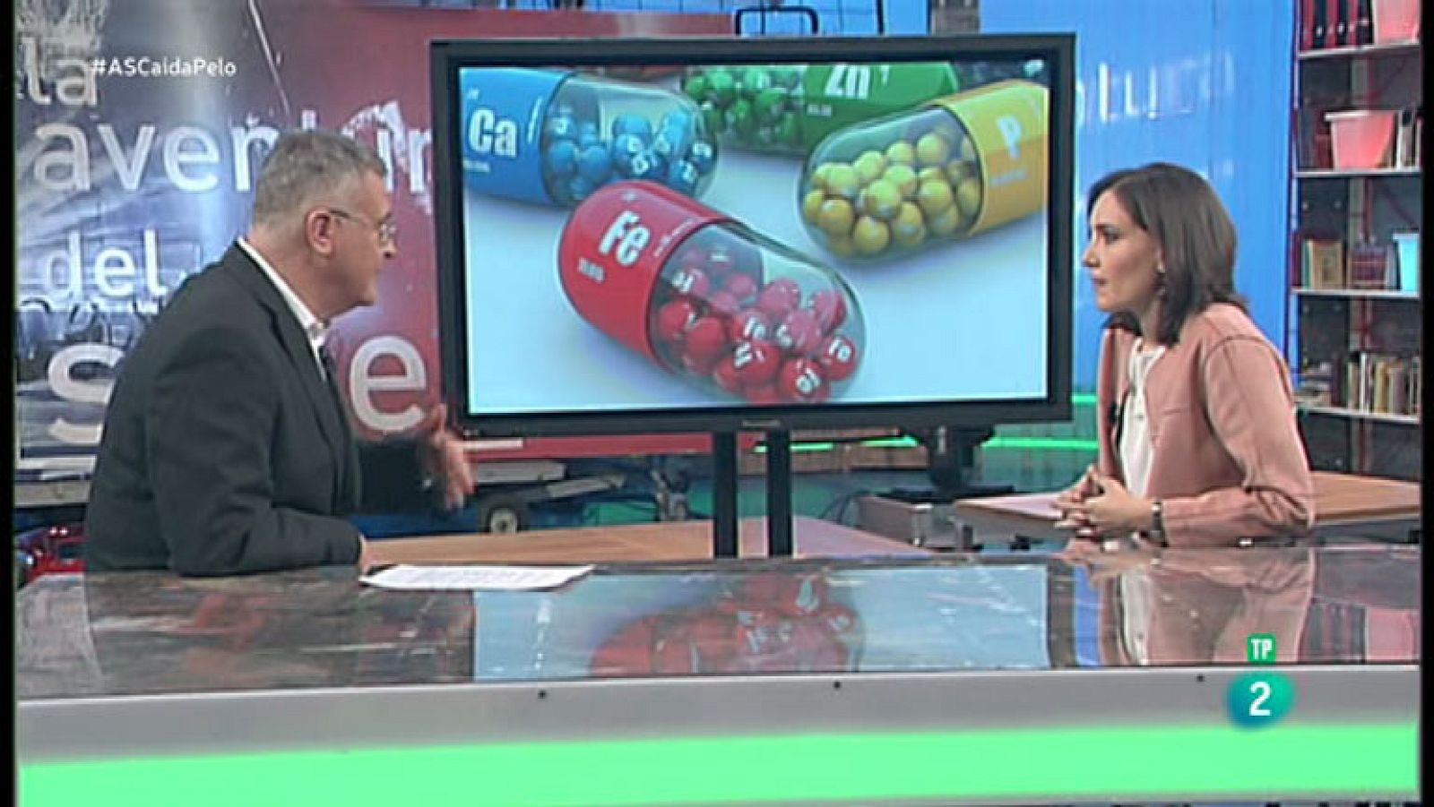 La Aventura del Saber. TVE. Marián García. Caída del pelo